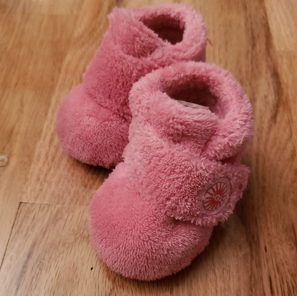UGG Other - UGG Baby Booties Pink Fuzzy